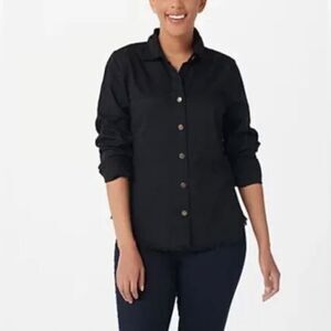 Seed to Style Organic Cotton Twill Button-Down W/ Fray Shirt